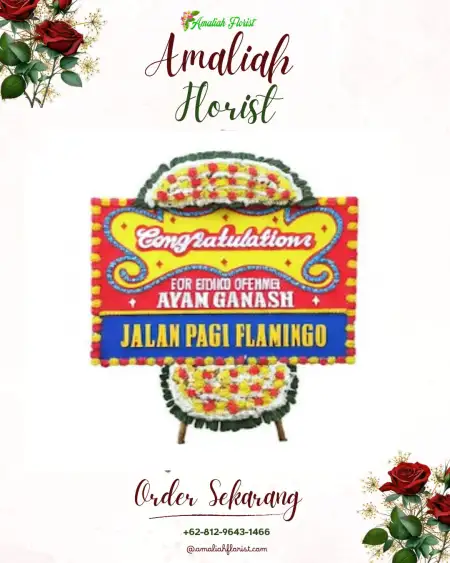Sewa Papan Bunga Bajenis
